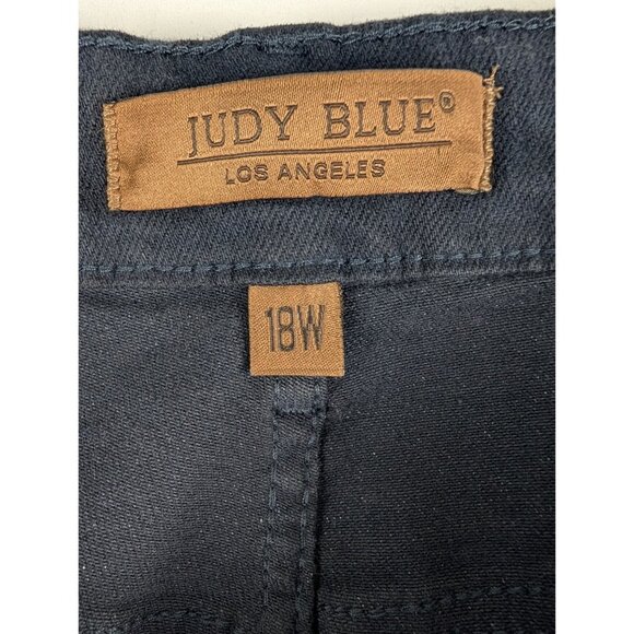 Judy Blue Jeans Womens 18W Navy High Waist Skinny Fit - Picture 7 of 8